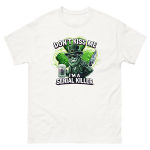 Dont Kiss Me “Brawler” Short-Sleeve T-Shirt (White)